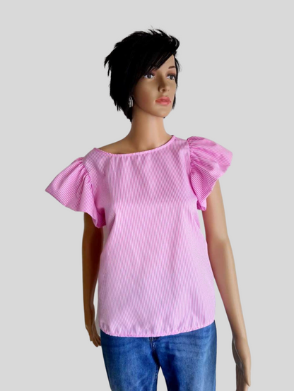 Blouse ROSE BONBON boutonnée