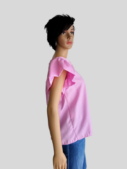 Blouse ROSE BONBON boutonnée