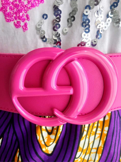 Ceinture ROSE FUCHSIA large