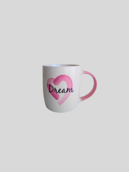 Mug imprimé COEUR et DREAM à offrir